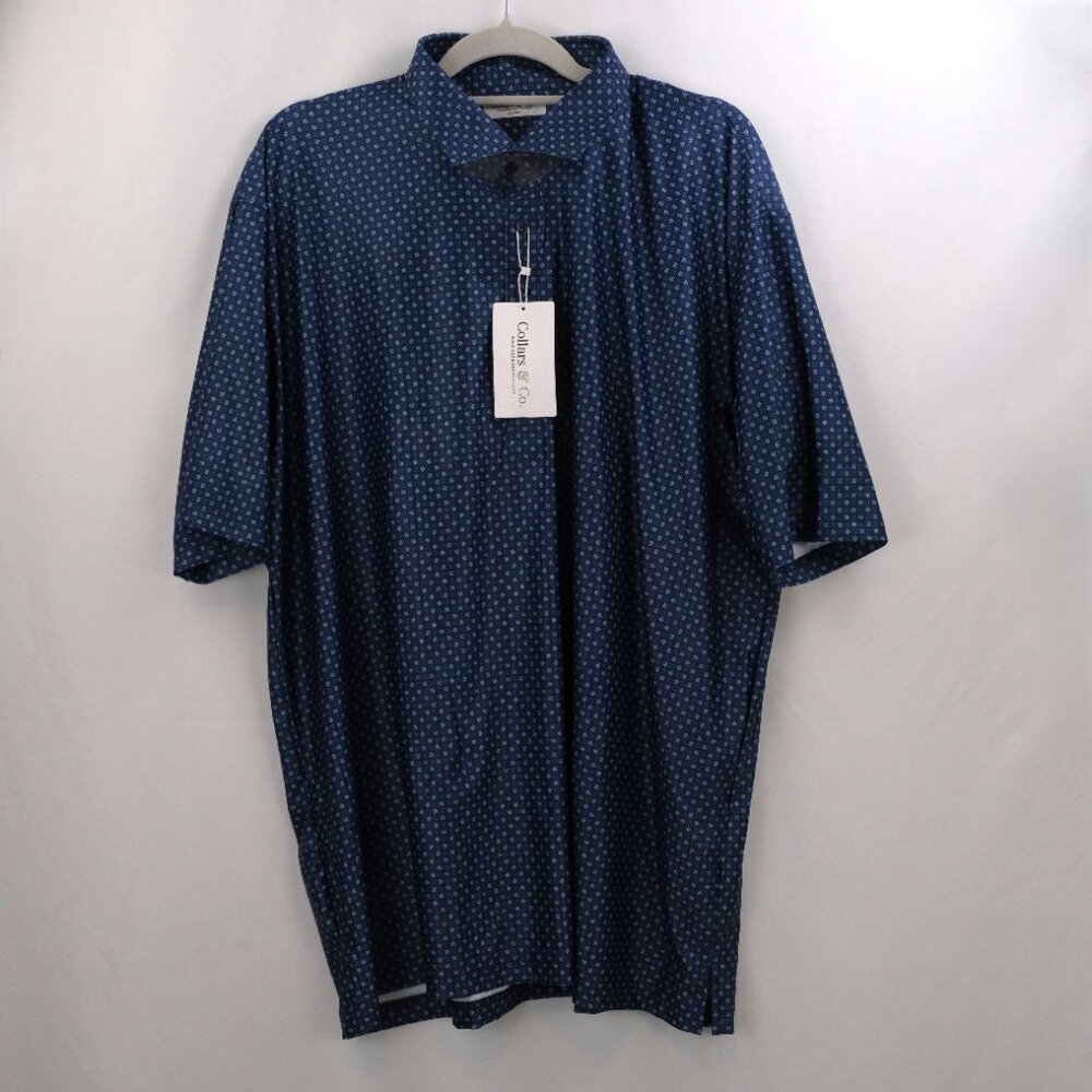Collars & Co Featherweight Flex Short-Sleeve Polo, Dark Tide, XXL - Picture 3 of 8